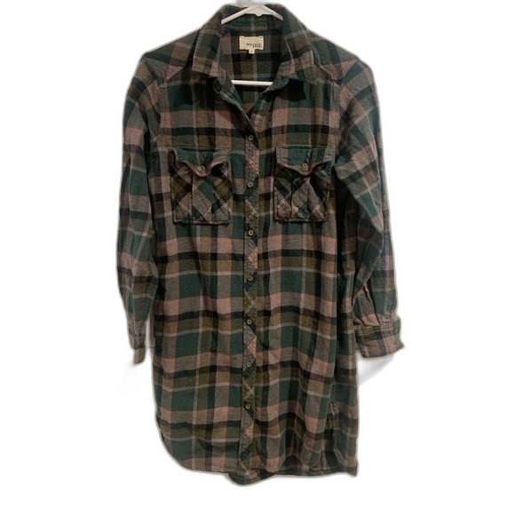 Wilfred Free Plaid Tunic/Dress Small - Picture 2 of 6